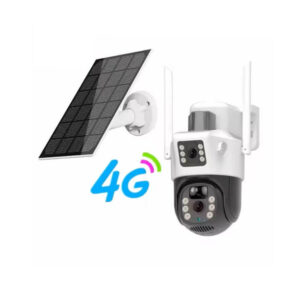 Solar Camera 4G Dual Lens SIM Slot 4MP PTZ