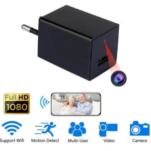 USB Charger WiFi Camera Wall Adapter HD Mini Spy Hidden Camera