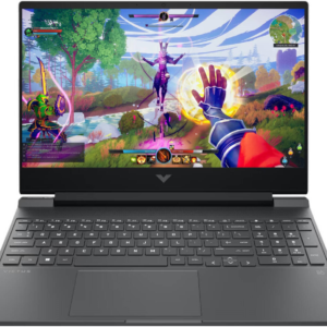 HP Victus 15-fb3093dx Gaming Laptop, 15.6″ FHD IPS 144Hz Display, AMD Ryzen 7 7445HS, 16GB RAM, 512GB SSD, GeForce RTX 4050 6GB, English Keyboard, Win11, Mica silver | BM4X8UA