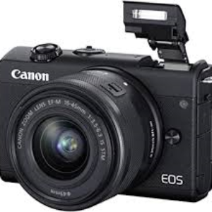 Canon EOS M50 Mark II Mirrorless Digital Camera with 15-45mm Lens (Black)
