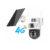 Solar Camera 4G Dual Lens SIM Slot 4MP PTZ